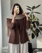 کت ثمن جنس کرپ کارتین ترک کد 1288 - تصویر 3