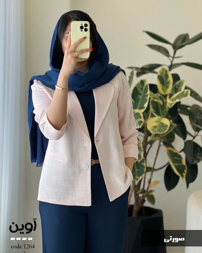 کت مدل آوین جنس لینن اسلپ ترک کد 1264 - تصویر 8