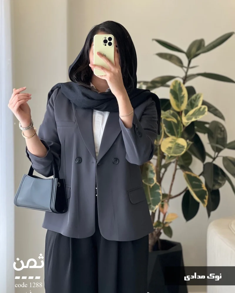کت ثمن جنس کرپ کارتین ترک کد 1288 - تصویر 5