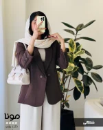 مدل مونا جنس کرپ مورگان درجه یک کد 1253 - تصویر 5