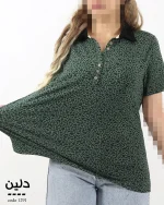 حراج تیشرت یقه دار سوپر پنبه مدل دلین کد 1291 - تصویر 5
