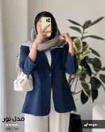 مدل نور جنس کرپ مورگان درجه یک کد 1260 - تصویر 4