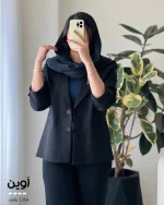 کت مدل آوین جنس لینن اسلپ ترک کد 1264 - تصویر 3