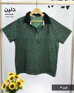 حراج تیشرت یقه دار سوپر پنبه مدل دلین کد 1291 - تصویر 8