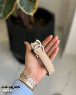 کمربند شنل چرم دور دوخت کار وارداتی کد 1283 - تصویر 4