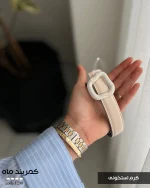 کمربند ماه چرم دور دوخت تک رنگ کد 1290 - تصویر 5