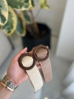 کمربند کنفی ۴ سانت سگک چوبی کد 1295 - تصویر 10