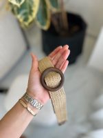 کمربند کنفی ۴ سانت سگک چوبی کد 1295 - تصویر 11