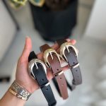 کمربند هلما چرم دور دوخت کد 1293