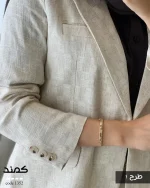 کت کمند جنس لینن نچرال ترک کد 1352 - تصویر 8