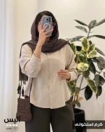 شومیز آلیس جنس کتون سیلک ترک کد 1321 - تصویر 9