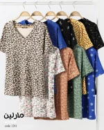 تیشرت یقه گرد چاپی برشکا مدل مارلین کد 1281 - تصویر 14