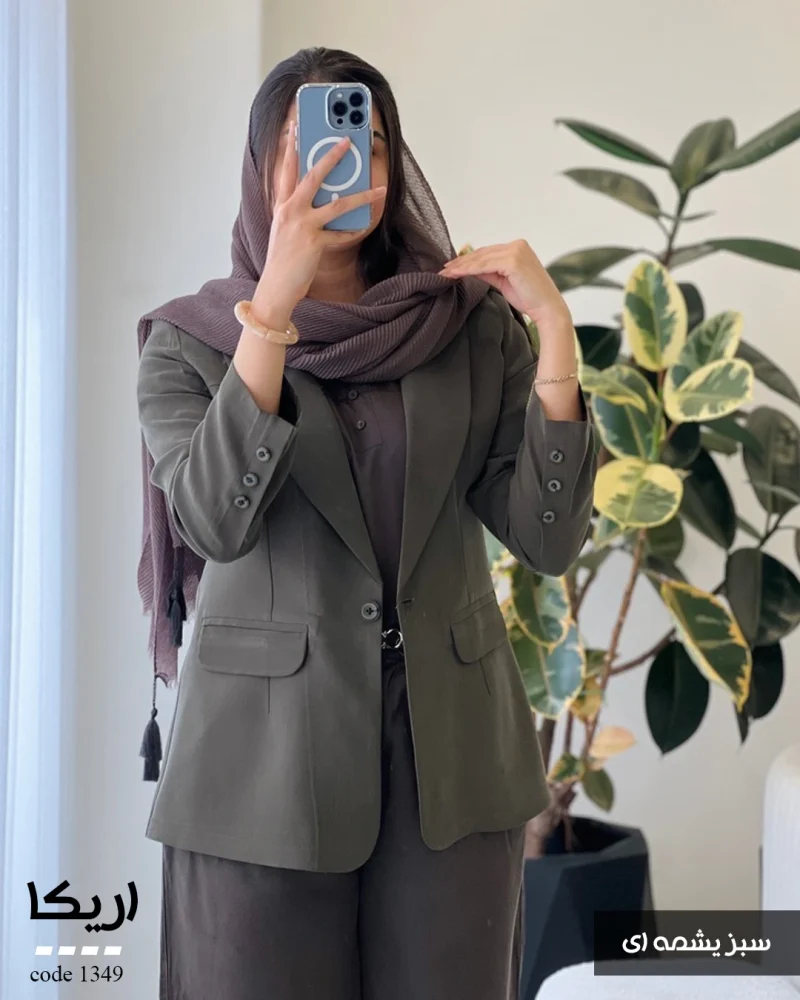 کت اریکا جنس کتون سیلک کد 1349 - تصویر 4