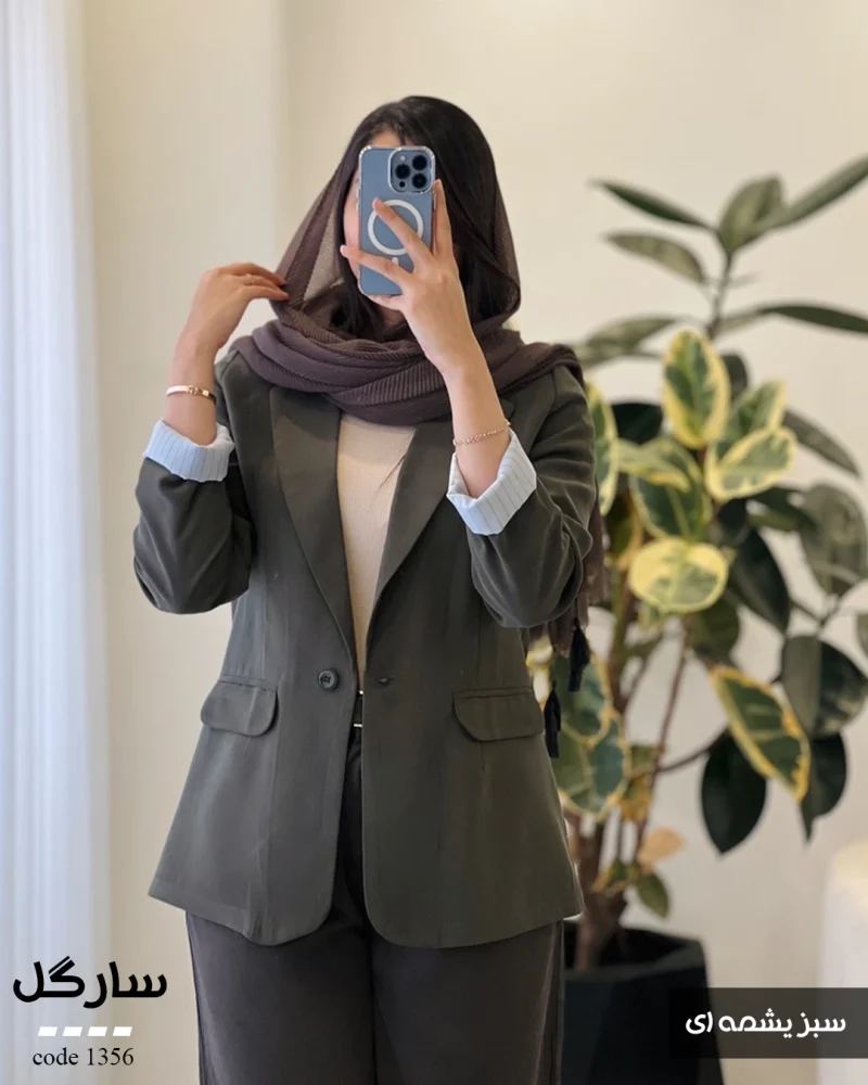 حراج کت سارگل جنس کتون سیلک کد 1356 - تصویر 5