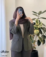 حراج کت سارگل جنس کتون سیلک کد 1356 - تصویر 12