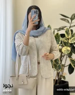 مدل نجوا جنس لینن هندی کد 1385 - تصویر 5