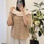 شومیز لیدو نخ مودال سوزن دوزی شده کد 1347