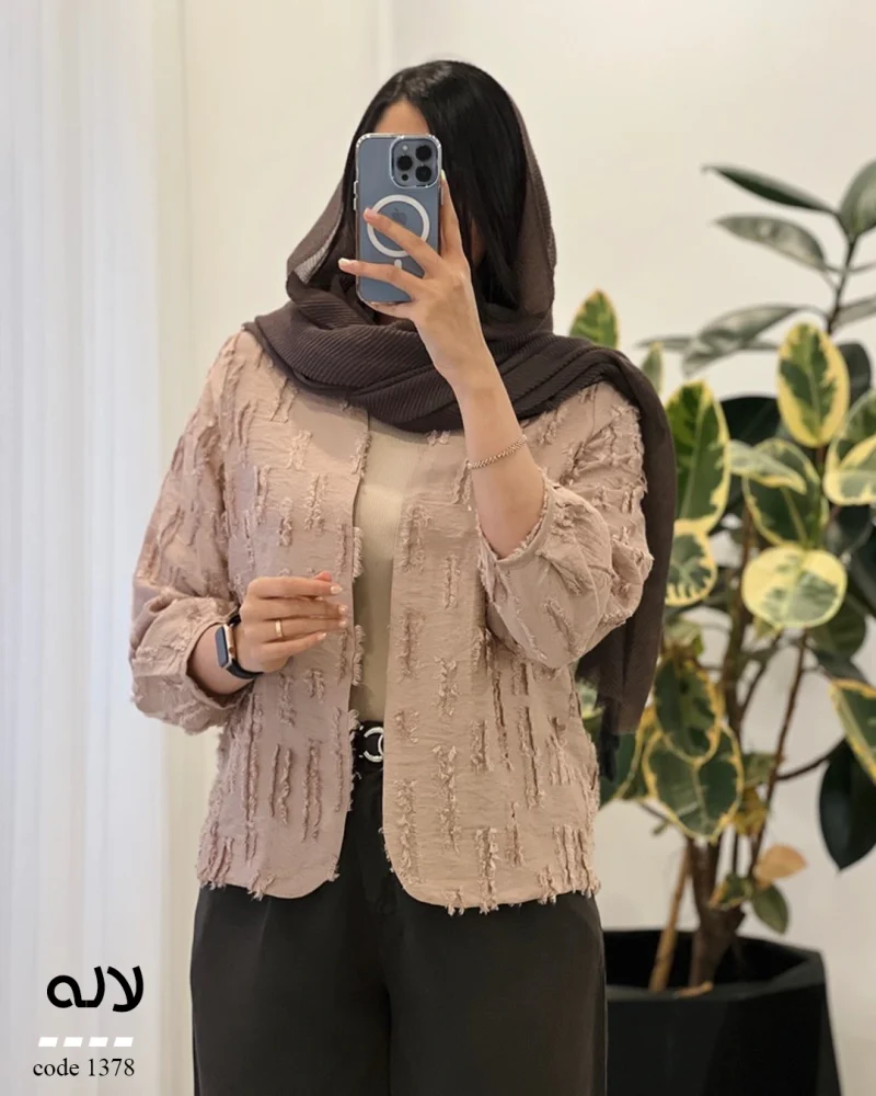 حراج مدل لاله جنس لینن ریش کد 1378 - تصویر 4