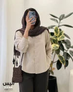 شومیز آلیس جنس کتون سیلک ترک کد 1321 - تصویر 5