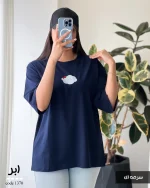 تیشرت طرح ابر جنس پنبه کد 1370 - تصویر 4