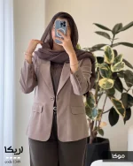 کت اریکا جنس کتون سیلک کد 1349 - تصویر 6