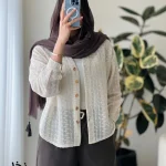 شومیز نخل جنس گیپور کد 1365