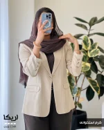 کت اریکا جنس کتون سیلک کد 1349 - تصویر 2