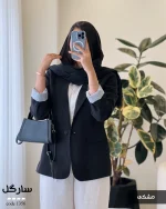 حراج کت سارگل جنس کتون سیلک کد 1356 - تصویر 6