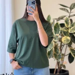 تیشرت دخترانه رنگ سبز
