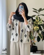 مدل آلن جنس لینن هندی کد 1350 - تصویر 2