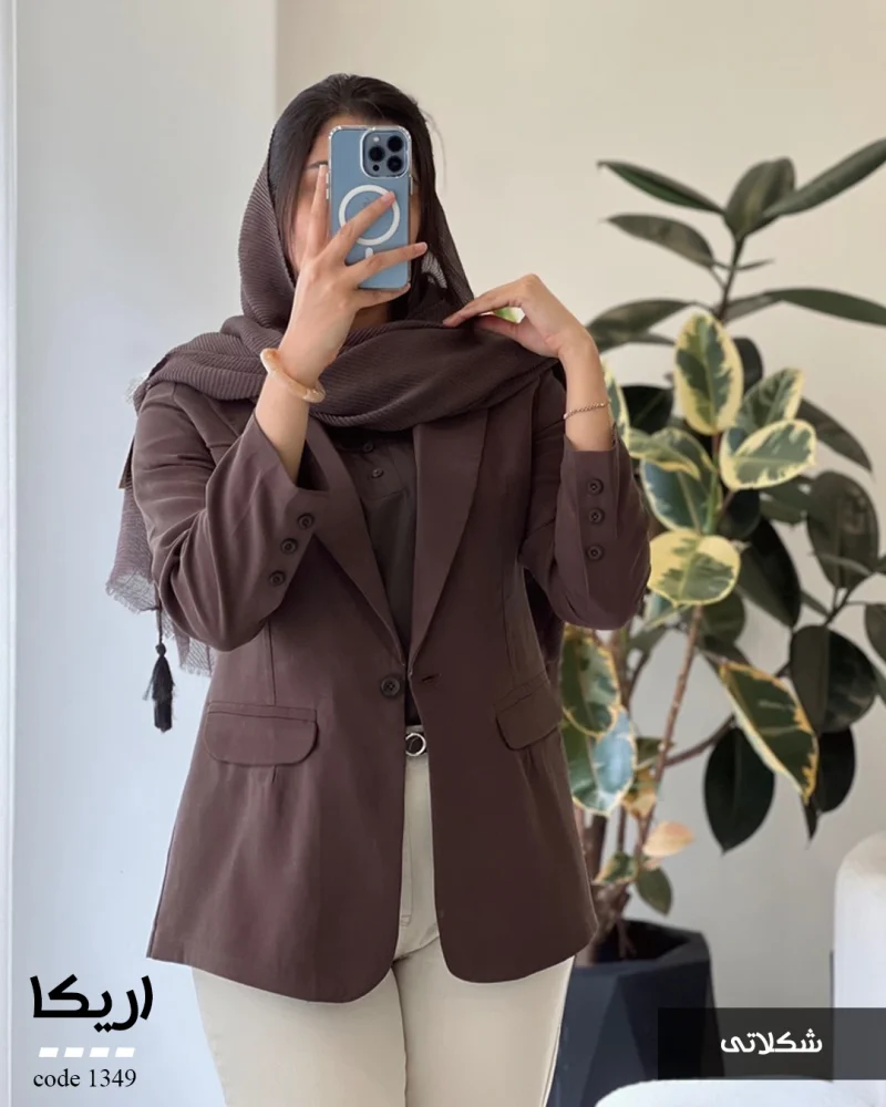 کت اریکا جنس کتون سیلک کد 1349 - تصویر 5