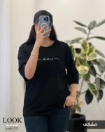 تیشرت طرح LOOK پنبه باکسی کد 1322 - تصویر 3