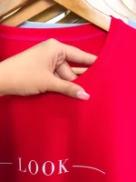 تیشرت طرح LOOK پنبه باکسی کد 1322 - تصویر 9
