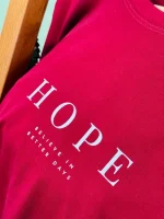 تیشرت طرح  HOPE پنبه باکسی کد 1345 - تصویر 14