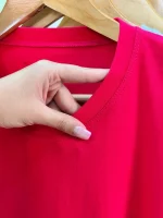 تیشرت مدل تیلدا پنبه باکسی کد 1320 - تصویر 8