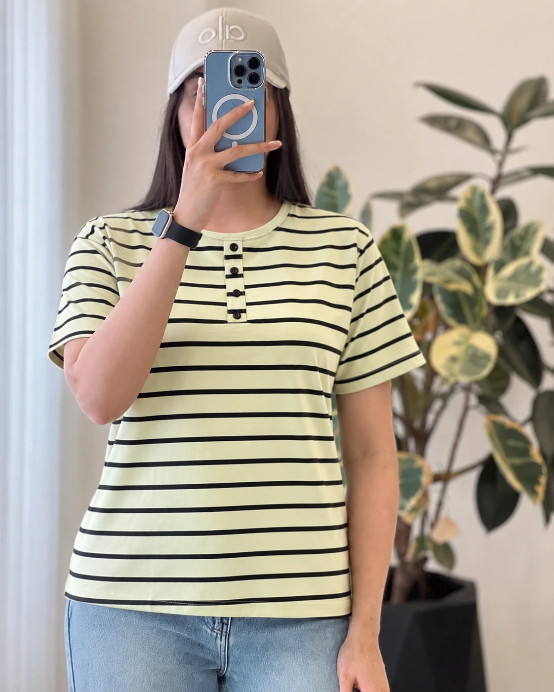 altun_boutique_model تیشرت جلو دگمه رینگی پنبه لاکرا اعلا کد 1316 - تصویر 1