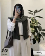 ژیله بهار جنس کتون سیلک ترک کد 1406 - تصویر 4