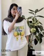 تیشرت مدل LEMON پنبه باکسی کد 1412