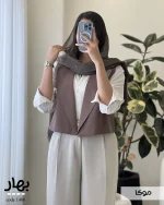 ژیله بهار جنس کتون سیلک ترک کد 1406 - تصویر 10
