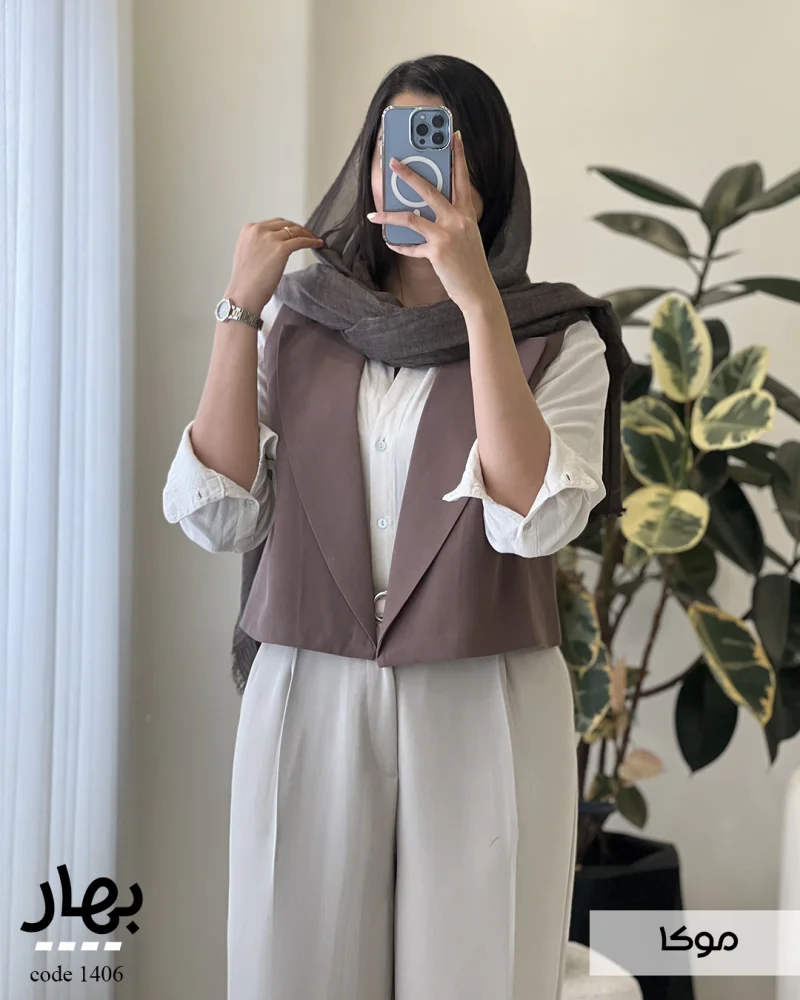 ژیله بهار جنس کتون سیلک ترک کد 1406 - تصویر 10
