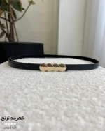 کمربند مدل ترنج چرم کد 1421 - تصویر 4
