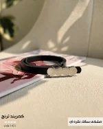 کمربند مدل ترنج چرم کد 1421 - تصویر 2