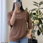 تیشرت طرح چشمک جنس پنبه کد 1386