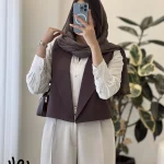 ژیله بهار جنس کتون سیلک ترک کد 1406