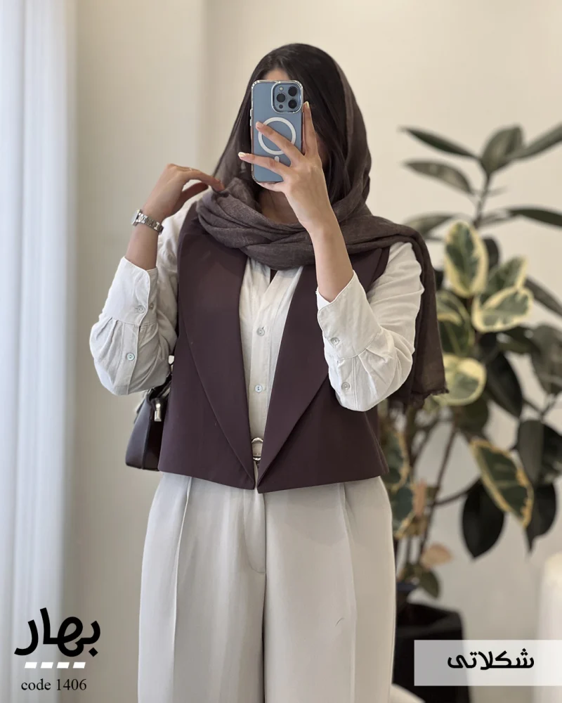 ژیله بهار جنس کتون سیلک ترک کد 1406 - تصویر 8