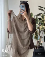 شال مدل پرنا جنس نخ پنبه کد 1390 - تصویر 5