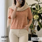 حراج تیشرت مدل مارلین یقه گرد چاپی برشکا کد 1281