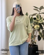 تیشرت طرح چشمک جنس پنبه کد 1386 - تصویر 5
