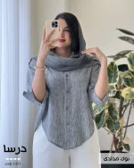 شومیز درسا جنس لینن زارا کد 1431 - تصویر 12