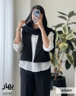 ژیله بهار جنس کتون سیلک ترک کد 1406 - تصویر 6